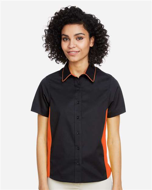 Black/ Team Orange-model Image