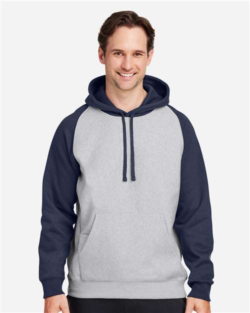 Athletic Heather/ Sport Dark Navy-model Image