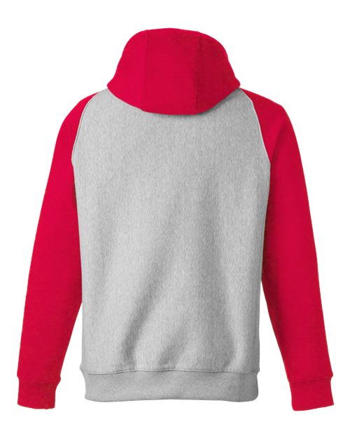 Athletic Heather/ Sport Red-model Image