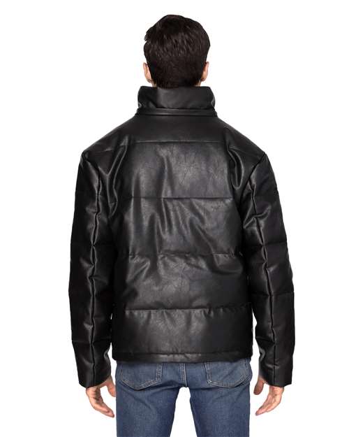 Black Vegan Leather-model Image