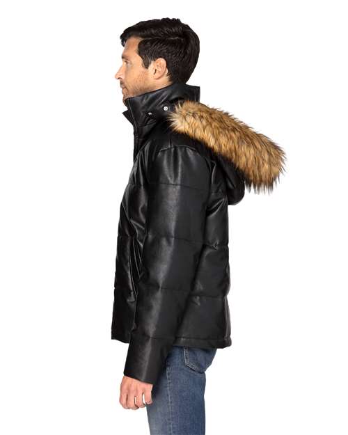 Black Vegan Leather-model Image