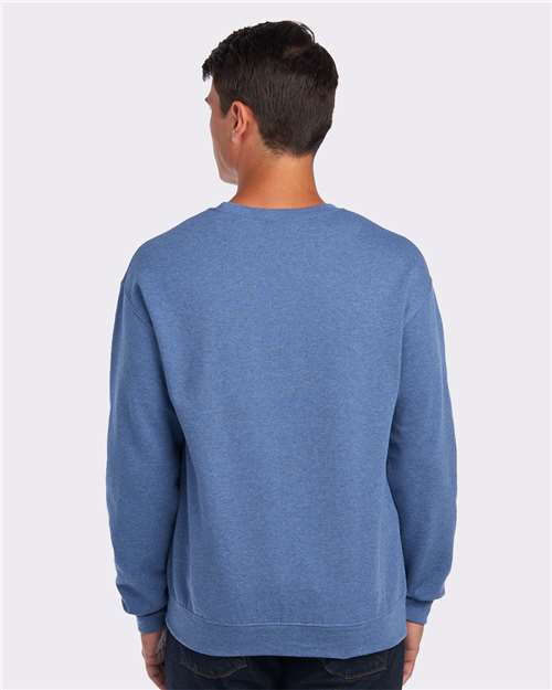 Vintage Heather Blue-model Image