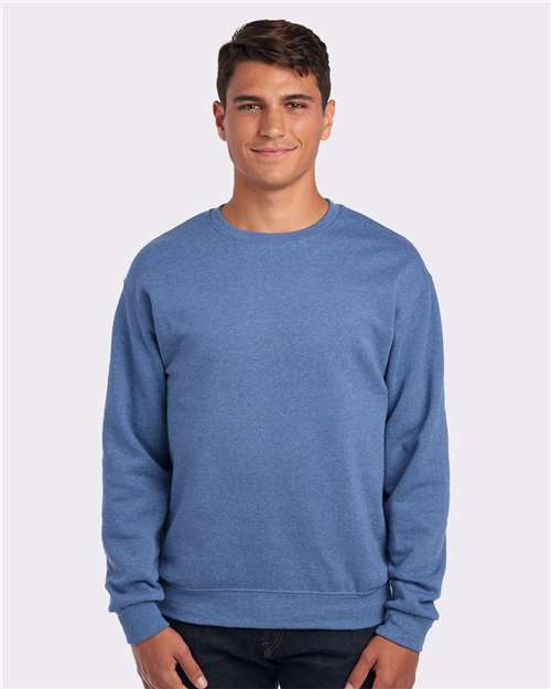 Vintage Heather Blue-model Image