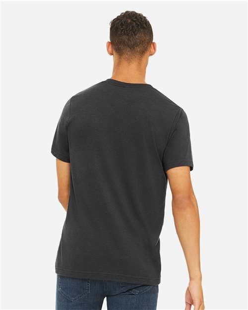 Solid Dark Grey Triblend-model Image