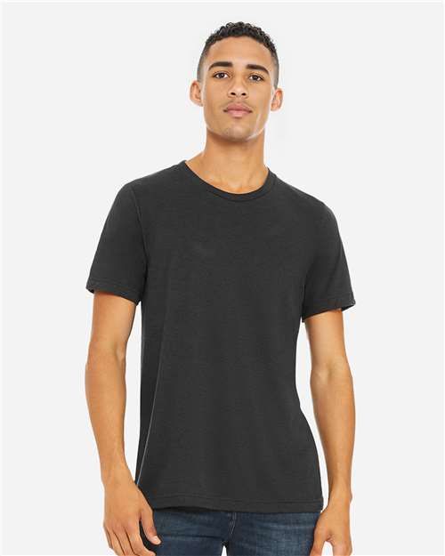Solid Dark Grey Triblend-model Image