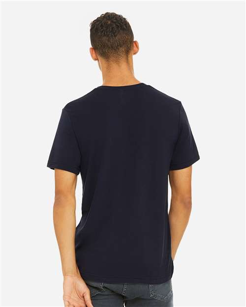 Solid Navy Triblend-model Image