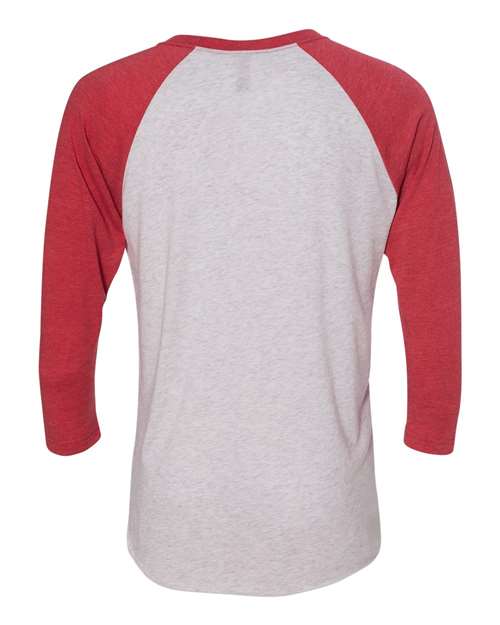 Vintage Red Sleeves/ Heather White Body-model Image