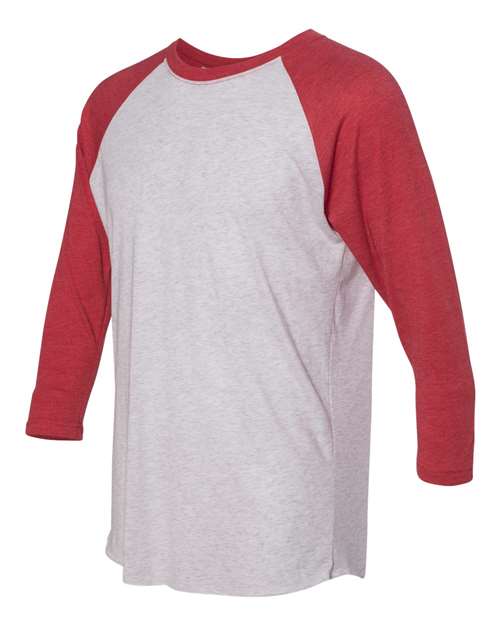Vintage Red Sleeves/ Heather White Body-model Image
