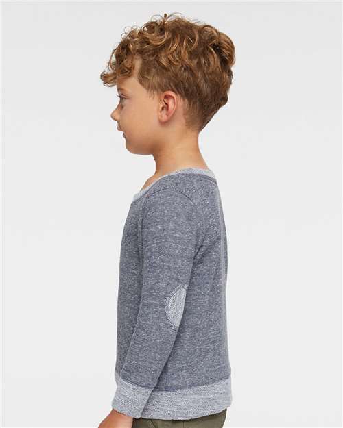 Navy Melange-model Image