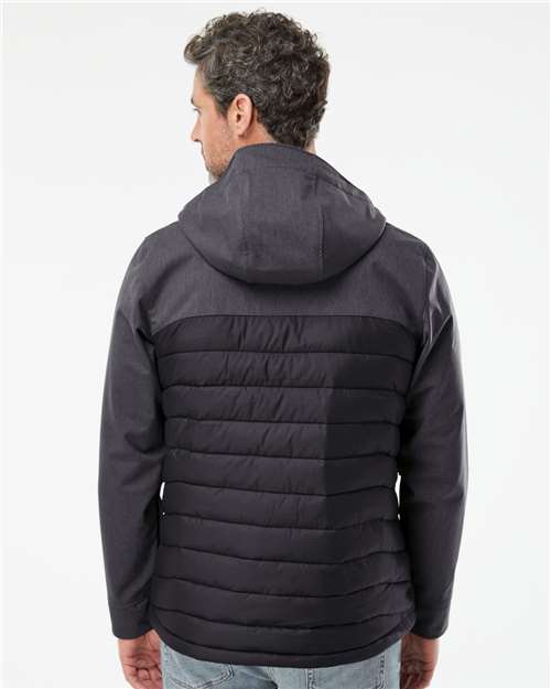 Black/ Black Heather-model Image