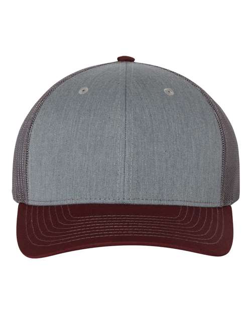 Heather Grey/ Charcoal/ Maroon