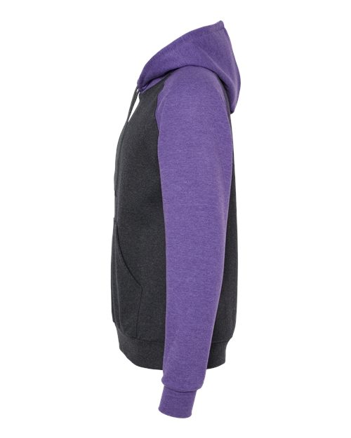 Dark Charcoal/ Heather Purple-model Image
