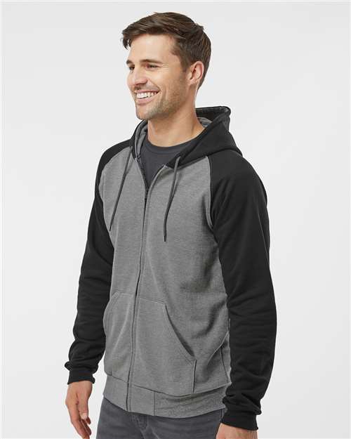 Grey Heather/ Black-model Image