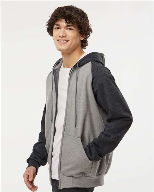 Grey Heather/ Dark Charcoal-model Image
