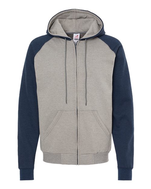 Grey Heather/ Navy