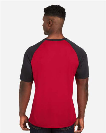 Sport Red/ Black Heather-model Image