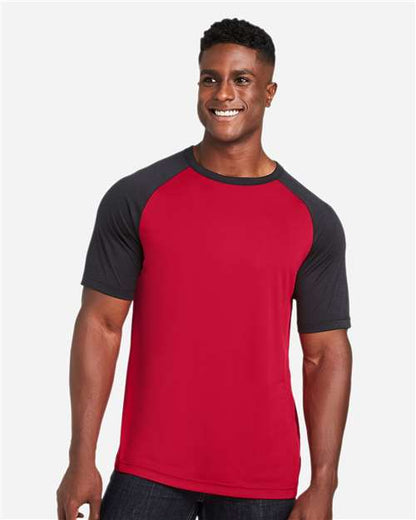 Sport Red/ Black Heather-model Image