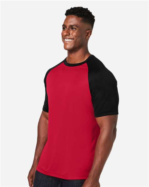 Sport Red/ Black Heather-model Image