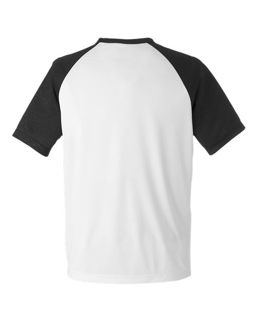 White/ Black Heather-model Image