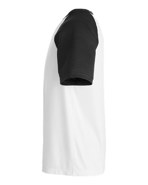 White/ Black Heather-model Image