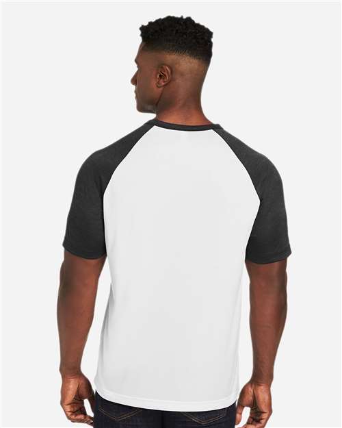 White/ Black Heather-model Image