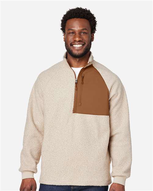 Oatmeal Heather/ Teak-model Image