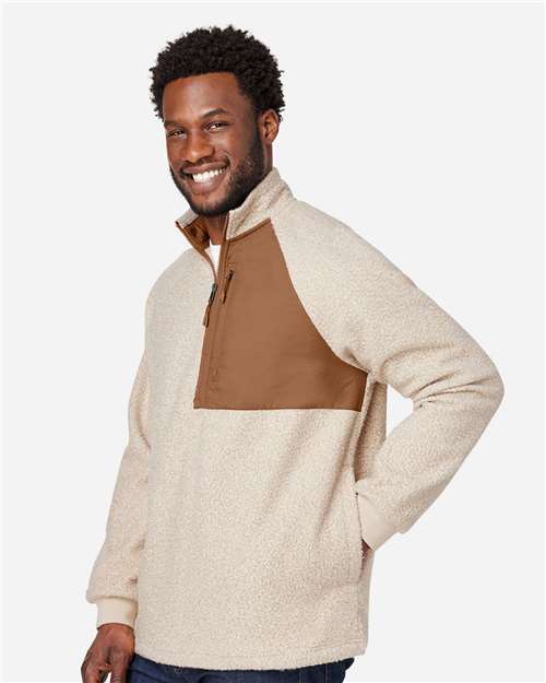 Oatmeal Heather/ Teak-model Image