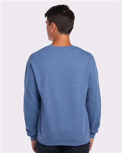 Vintage Heather Blue-model Image