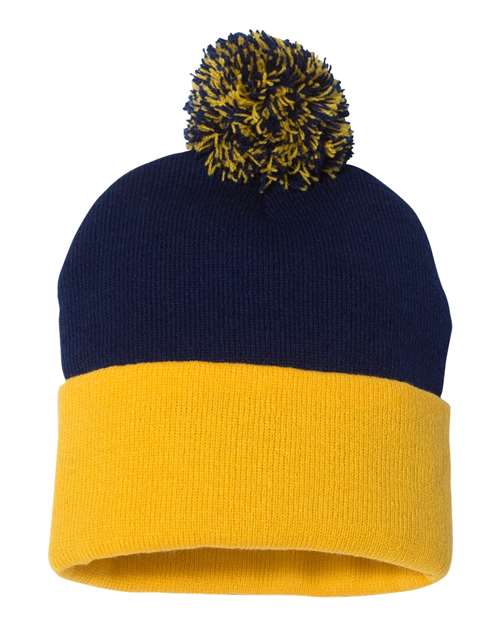 Navy/ Gold-model Image