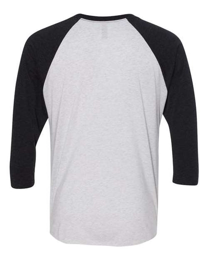 Vintage Black Sleeves/ Heather White Body-model Image