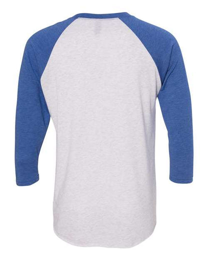 Vintage Royal Sleeves/ Heather White Body-model Image