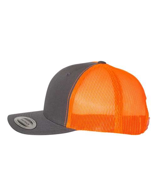Charcoal/ Neon Orange-model Image
