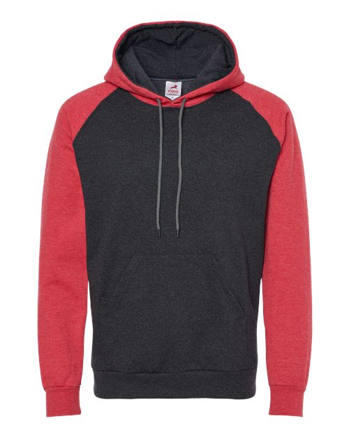 Dark Charcoal/ Heather Red