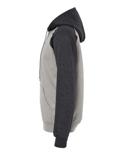 Grey Heather/ Dark Charcoal-model Image