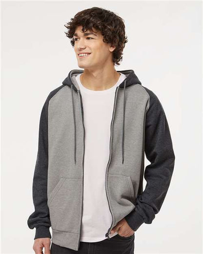 Grey Heather/ Dark Charcoal-model Image