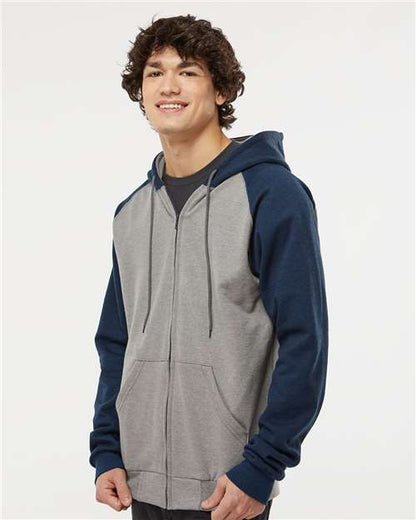 Grey Heather/ Navy-model Image
