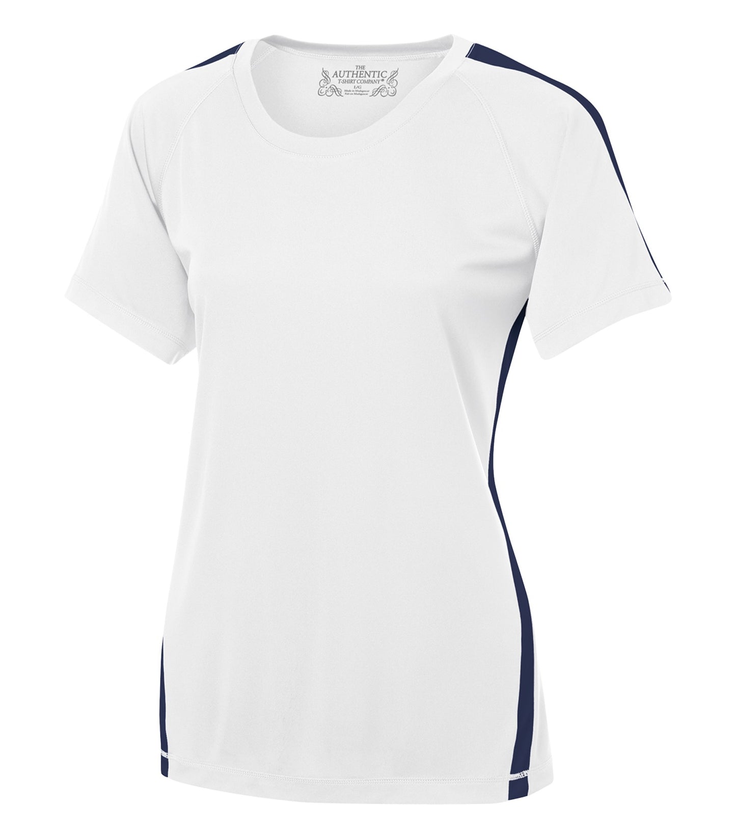 White/Navy-model Image